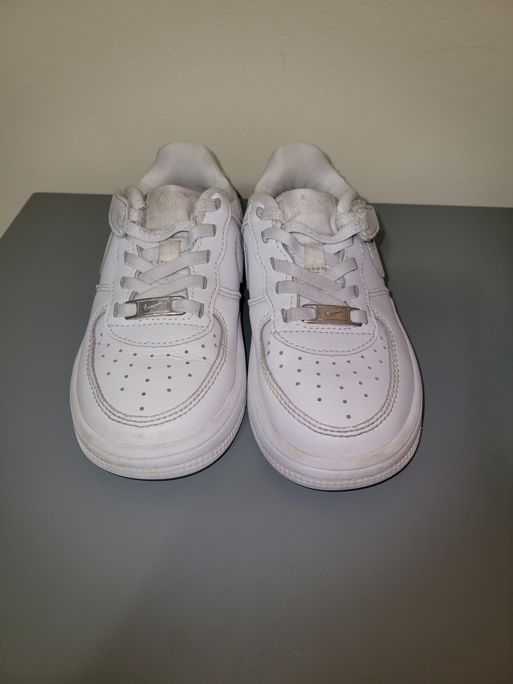 Kids White Athletic Sneakers